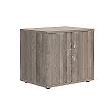 Grey Oak 730mm high cupboard one shelf