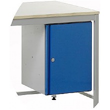 large steel workbench cupboard