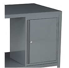 large steel workbench cupboard