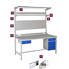Square Tube Workbench accessories