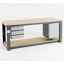 3 drawers and 1 cupboard with Shelf & Socket