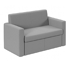 Melody Reception Two Seater Couch in Grey