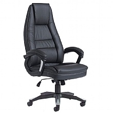 Noble High Back Chair  Black Faux Leather Executive Seat