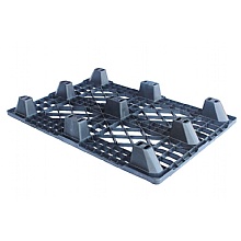 Euro Plastic Export Pallet, With 9 Feet, Nestable & ISPM15