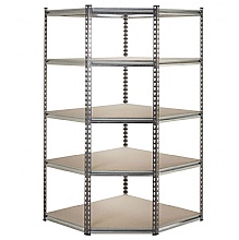Mammoth Corner Shelving Units, 265kg UDL Boltless System