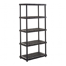 Plastic Shelving Unit high with 5 Shelves 100kg UDL