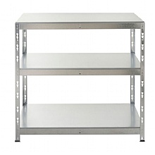Mammoth galvanised shelving 900mm high with 175kg UDL