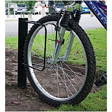 Floor Mounted Bike Rack, Single Sided for 1 Bike