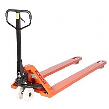 Vulcan Long Fork Pallet Truck, 2000kg, Front View