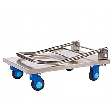 Stainless Steel Folding Platform Truck, 150kg, Folded