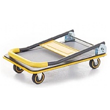 Deluxe Folding Trolley, Folded, 300kg, PVC Base