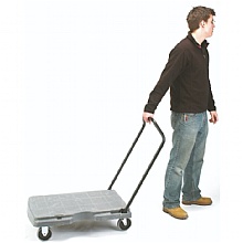 Folding Platform Trolley, Foam Plastic, being pulled