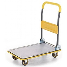 Deluxe Folding Trolley, 150kg, PVC Base, Smooth Castors