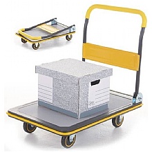 Deluxe Folding Trolley, 300kg Load, PVC Base, Foam Handle