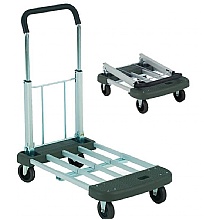 Multi Position Foldaway Trolley, 150kg, Telescopic Handle & Compact Base