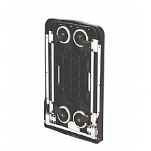 Foldaway platform trolley, folded