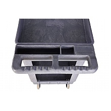 Plastic push/pull handle for tool trolley