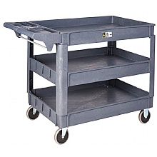 Tool Trolley With 225kg Heavy-Duty Plastic Shelves