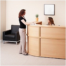 Reception Desk Denver Modular Base and Top Units