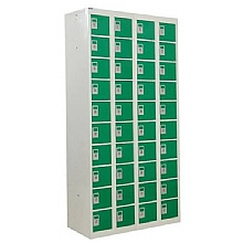 Mobile Phone Locker Green 40 Compartment Secure Storage
