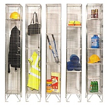 Wire Mesh Lockers with Doors  Secure & Visible Storage, UK Made