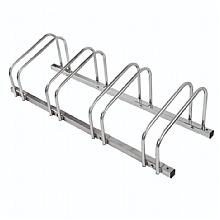 Floor Mounted Bike Rack - Compact Steel Storage: 2-5 Cycles