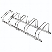 Compact Bike Storage, Zinc-Plated Rack for 5 Bikes