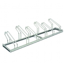 Floor Mounted Bike Rack - City Classic Galvanised 2-6 Bikes