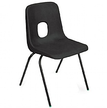 Black poly chair