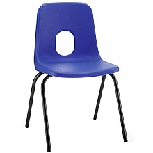 Dark blue poly chair
