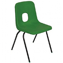 Dark green poly chair