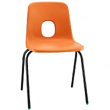 Orange poly chair