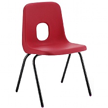 Red poly chair