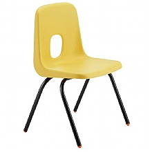 Yellow poly chair