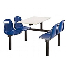 Canteen Seating Units, Fast Delivery 4 Seater Unit