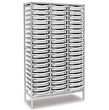 School Tray Storage Units  Static  57 Trays  UK Made