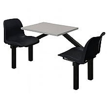 Canteen Table and Chairs - 2 Seat Diner Units