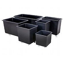 Black Plastic Container Trucks Mobile Storage