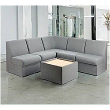 Modular Reception Seating, Fabric or Vinyl Visitor Units