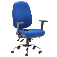 Ergonomic Office Chair with Lumbar Pump & Seat Slide