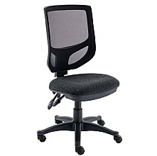 Versi Mesh Charcoal Operator Chair, 2-Lever Tilt Controls