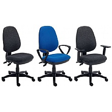 Versi 2 Lever Operator Chair with Cushioned Seat & Back