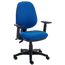Versi 2-Lever Operator Chair Blue with adjustable arms