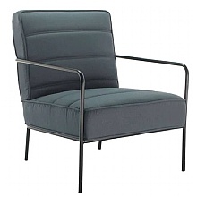 Jade Grey Reception Chair with Padded Seat & Steel Frame
