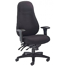 Panther Fabric Executive Chair with Ratchet Back & 2D Arms