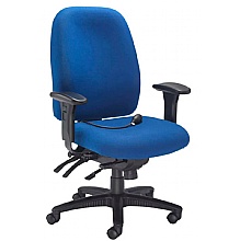 Vista High Back Ergonomic Chair with Lumbar Pump & Seat Slide