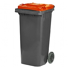 Recycling Wheelie Bins, Colour-Coded, Red Lid, EN 840