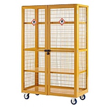1200mm wide Hazardous Trolley with doors