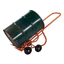 Mobile Drum Truck, 4-Wheel Cradle 210L Drums UK Made