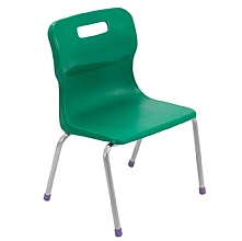 Titan 4-Leg Ergonomic Classroom Chairs, Green